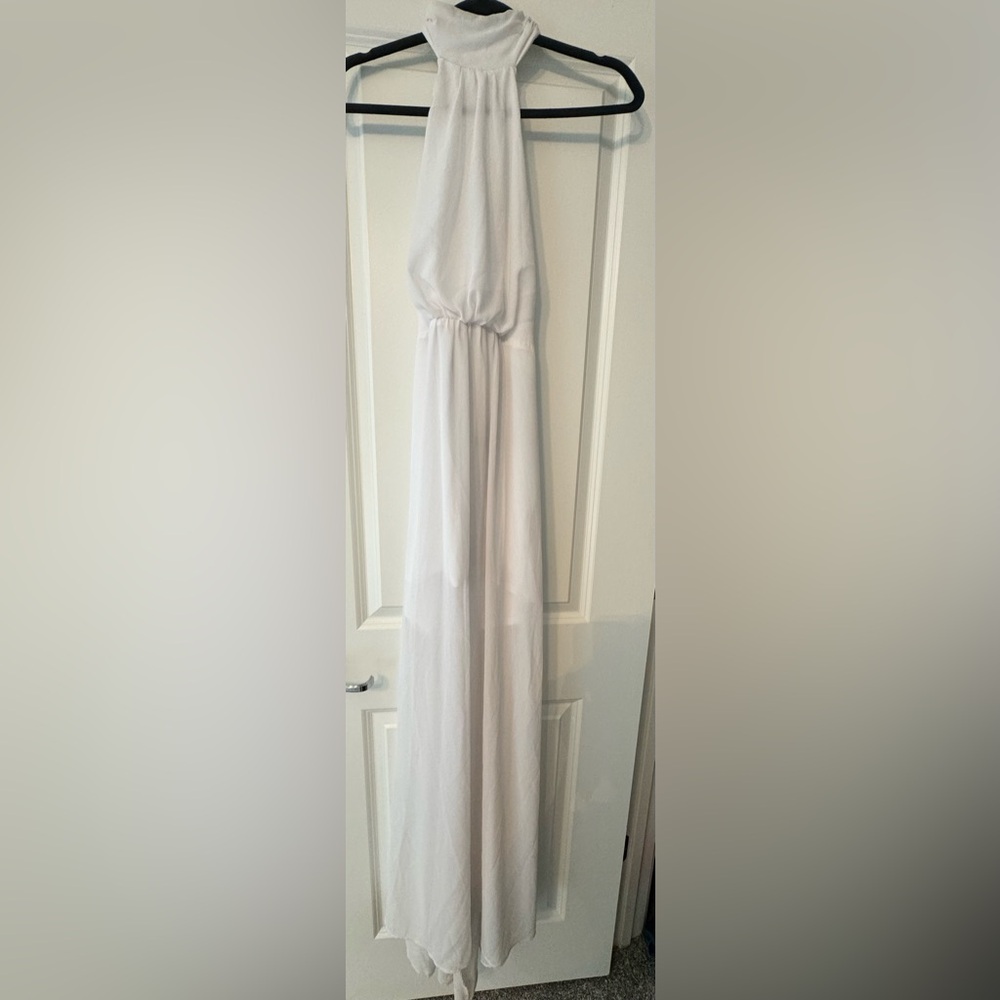 Show me‎ your Mumu halter dress in white